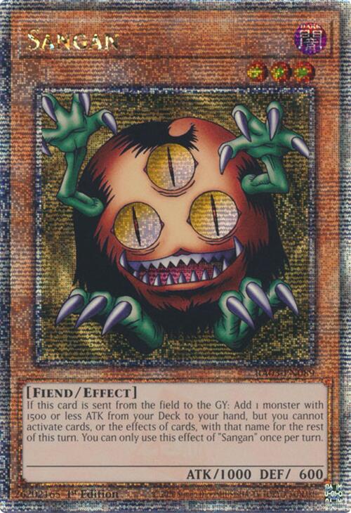 Sangan (Quarter Century Secret Rare) [RA03-EN089] Quarter Century Secret Rare | Cracking-Singles