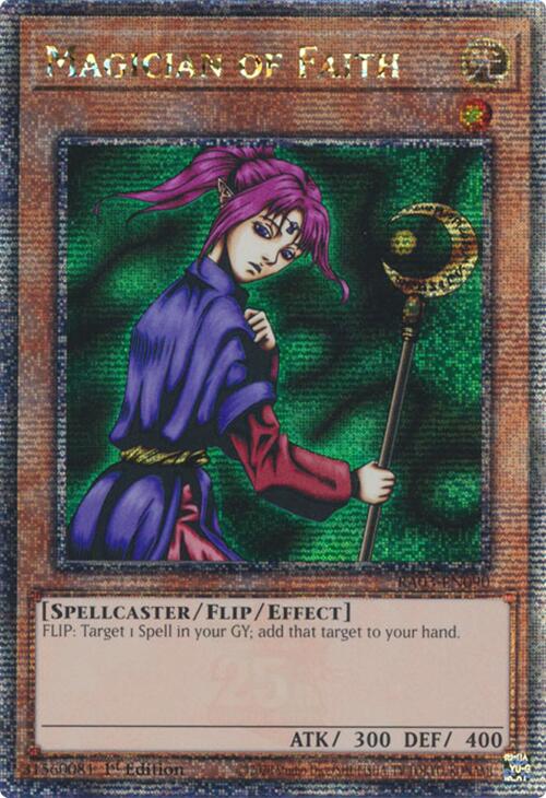 Magician of Faith (Quarter Century Secret Rare) [RA03-EN090] Quarter Century Secret Rare | Cracking-Singles