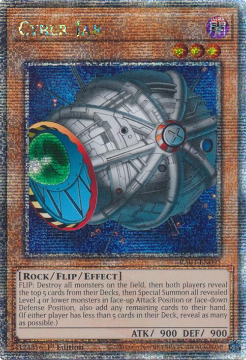 Cyber Jar (Quarter Century Secret Rare) [RA03-EN095] Quarter Century Secret Rare | Cracking-Singles