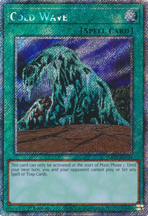 Cold Wave (Platinum Secret Rare) [RA03-EN104] Platinum Secret Rare | Cracking-Singles