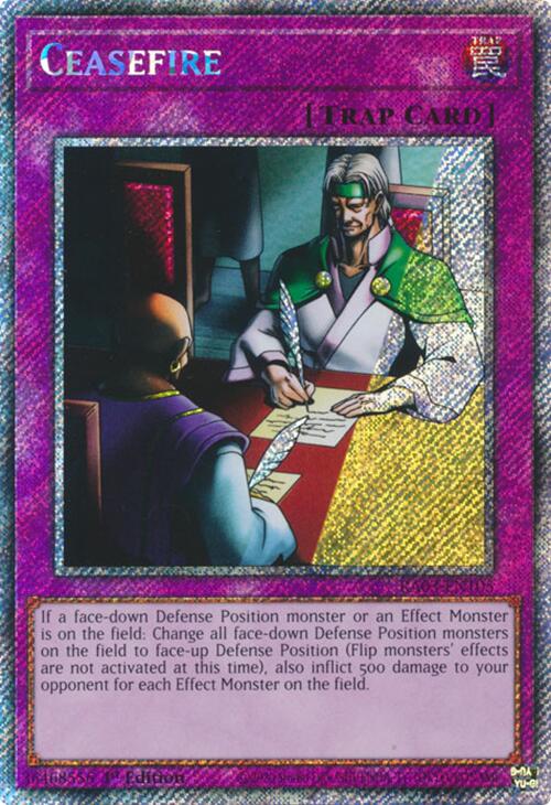 Ceasefire (Platinum Secret Rare) [RA03-EN105] Platinum Secret Rare | Cracking-Singles