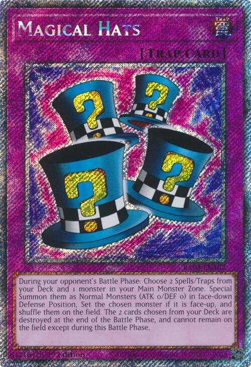 Magical Hats (Platinum Secret Rare) [RA03-EN107] Platinum Secret Rare | Cracking-Singles