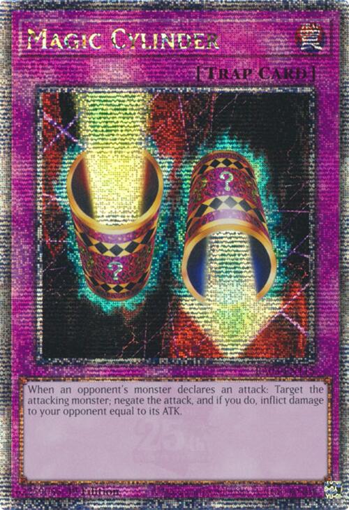 Magic Cylinder (Quarter Century Secret Rare) [RA03-EN115] Quarter Century Secret Rare | Cracking-Singles