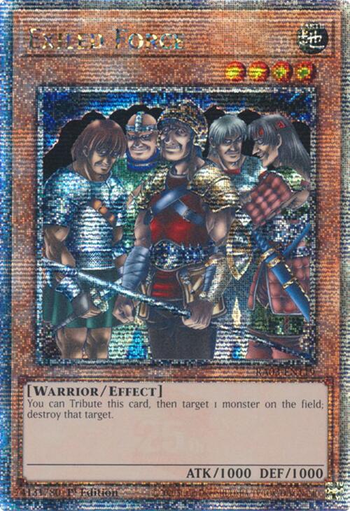 Exiled Force (Quarter Century Secret Rare) [RA03-EN119] Quarter Century Secret Rare | Cracking-Singles