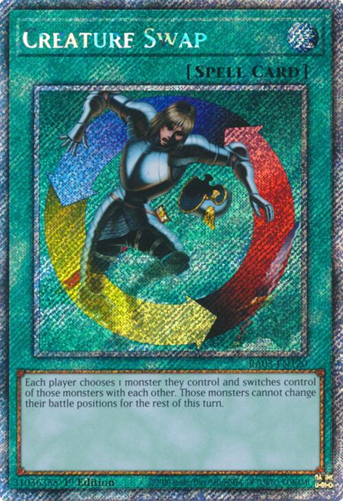 Creature Swap (Platinum Secret Rare) [RA03-EN120] Platinum Secret Rare | Cracking-Singles