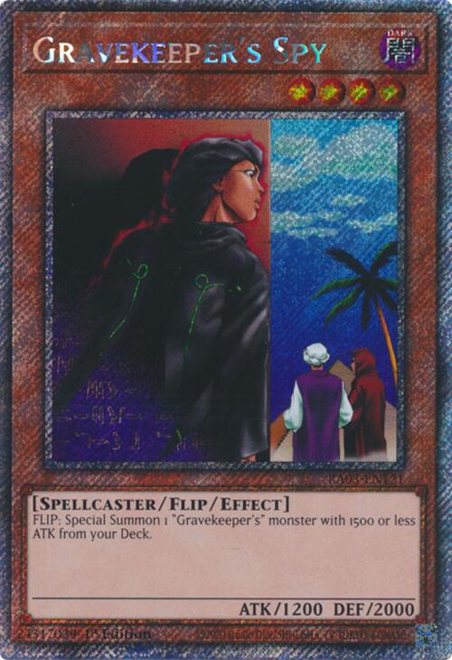 Gravekeeper's Spy (Platinum Secret Rare) [RA03-EN121] Platinum Secret Rare | Cracking-Singles