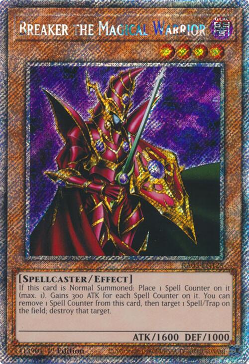 Breaker the Magical Warrior (Platinum Secret Rare) [RA03-EN125] Platinum Secret Rare | Cracking-Singles