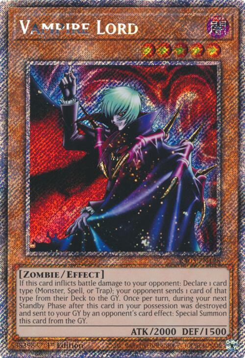 Vampire Lord (Platinum Secret Rare) [RA03-EN128] Platinum Secret Rare | Cracking-Singles