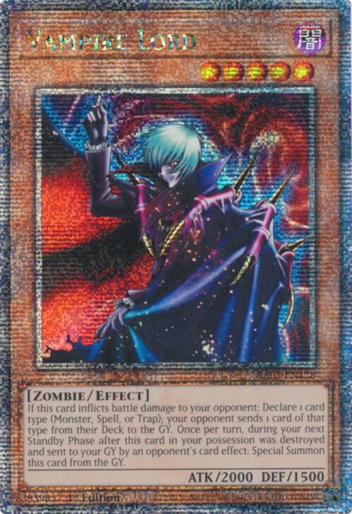 Vampire Lord (Quarter Century Secret Rare) [RA03-EN128] Quarter Century Secret Rare | Cracking-Singles