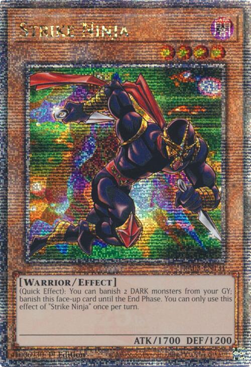 Strike Ninja (Quarter Century Secret Rare) [RA03-EN131] Quarter Century Secret Rare | Cracking-Singles