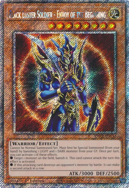 Black Luster Soldier - Envoy of the Beginning (Platinum Secret Rare) [RA03-EN132] Platinum Secret Rare | Cracking-Singles