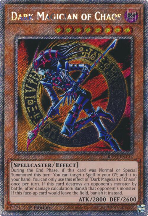 Dark Magician of Chaos (Platinum Secret Rare) [RA03-EN134] Platinum Secret Rare | Cracking-Singles