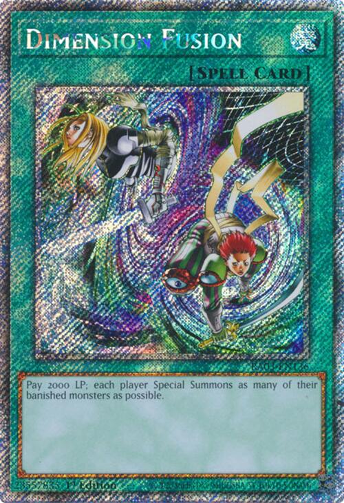 Dimension Fusion (Platinum Secret Rare) [RA03-EN136] Platinum Secret Rare | Cracking-Singles