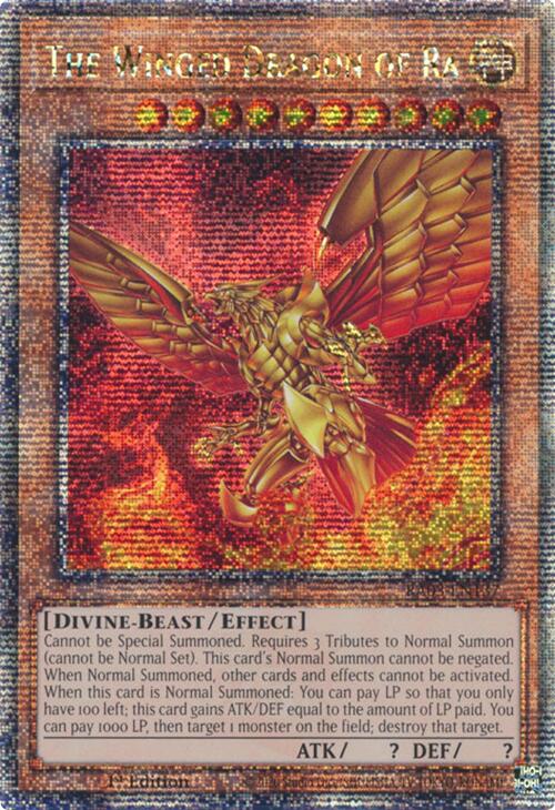 The Winged Dragon of Ra (Quarter Century Secret Rare) [RA03-EN137] Quarter Century Secret Rare | Cracking-Singles