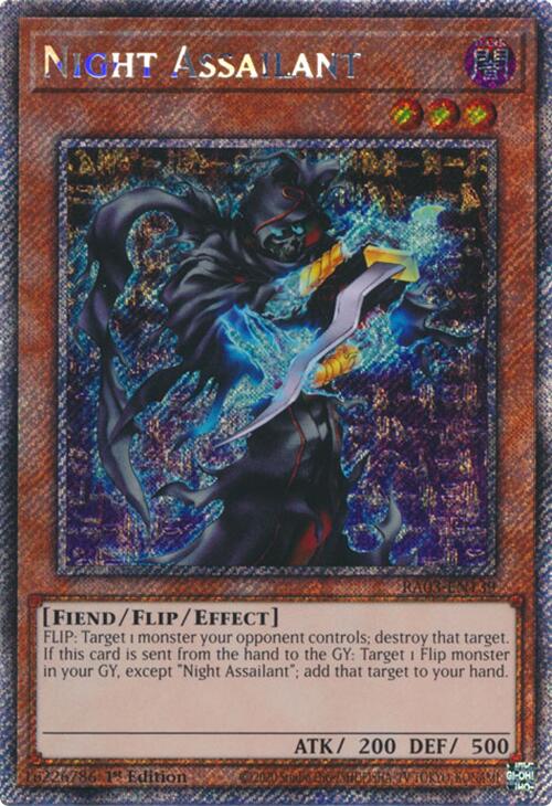 Night Assailant (Platinum Secret Rare) [RA03-EN139] Platinum Secret Rare | Cracking-Singles