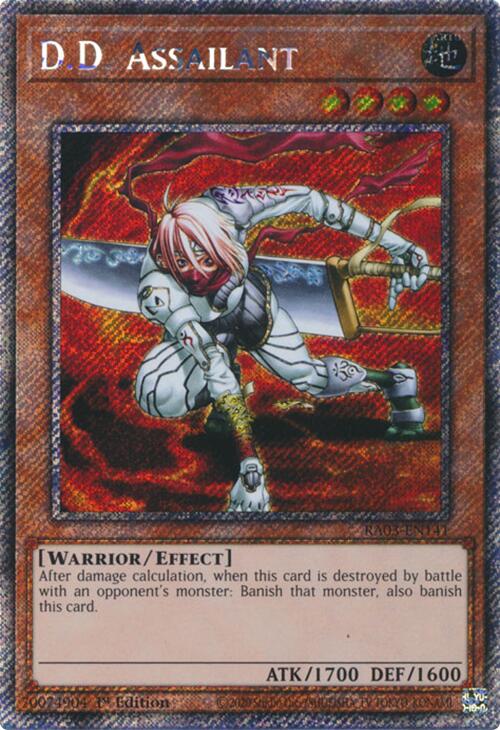 D.D. Assailant (Platinum Secret Rare) [RA03-EN141] Platinum Secret Rare | Cracking-Singles