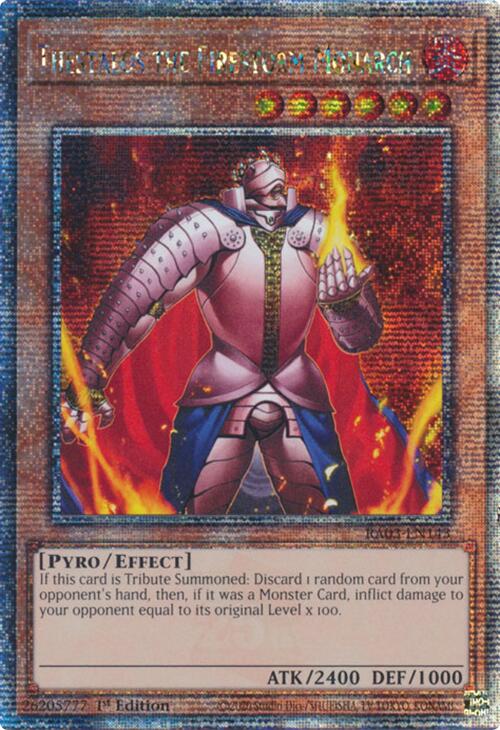 Thestalos the Firestorm Monarch (Quarter Century Secret Rare) [RA03-EN143] Quarter Century Secret Rare | Cracking-Singles