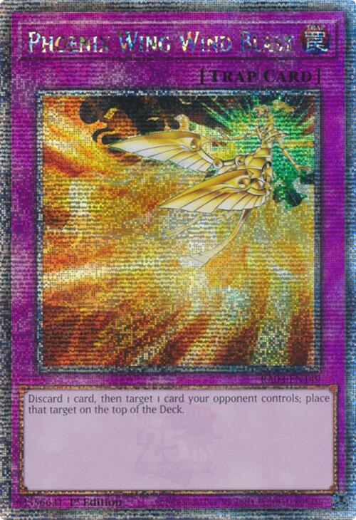 Phoenix Wing Wind Blast (Quarter Century Secret Rare) [RA03-EN149] Quarter Century Secret Rare | Cracking-Singles