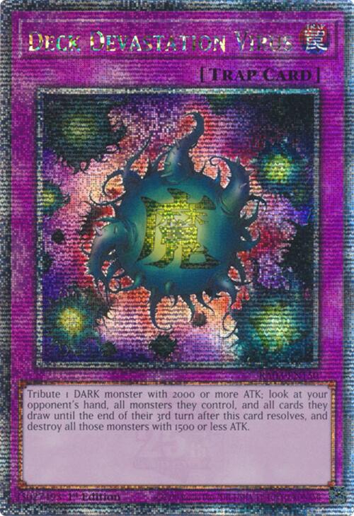 Deck Devastation Virus (Quarter Century Secret Rare) [RA03-EN150] Quarter Century Secret Rare | Cracking-Singles