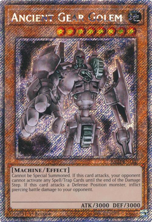 Ancient Gear Golem (Platinum Secret Rare) [RA03-EN151] Platinum Secret Rare | Cracking-Singles