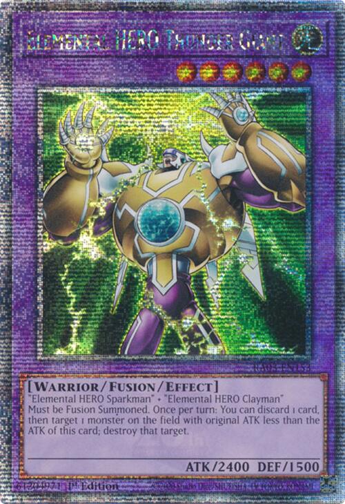 Elemental HERO Thunder Giant (Quarter Century Secret Rare) [RA03-EN153] Quarter Century Secret Rare | Cracking-Singles