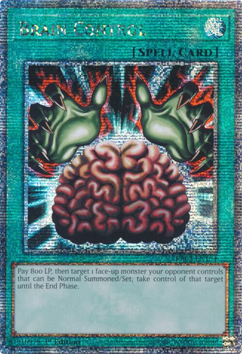 Brain Control (Quarter Century Secret Rare) [RA03-EN154] Quarter Century Secret Rare | Cracking-Singles