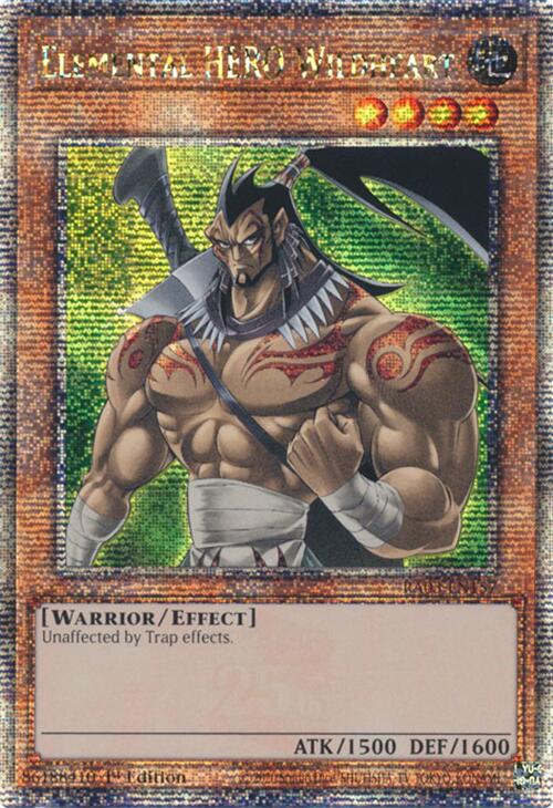 Elemental HERO Wildheart (Quarter Century Secret Rare) [RA03-EN157] Quarter Century Secret Rare | Cracking-Singles