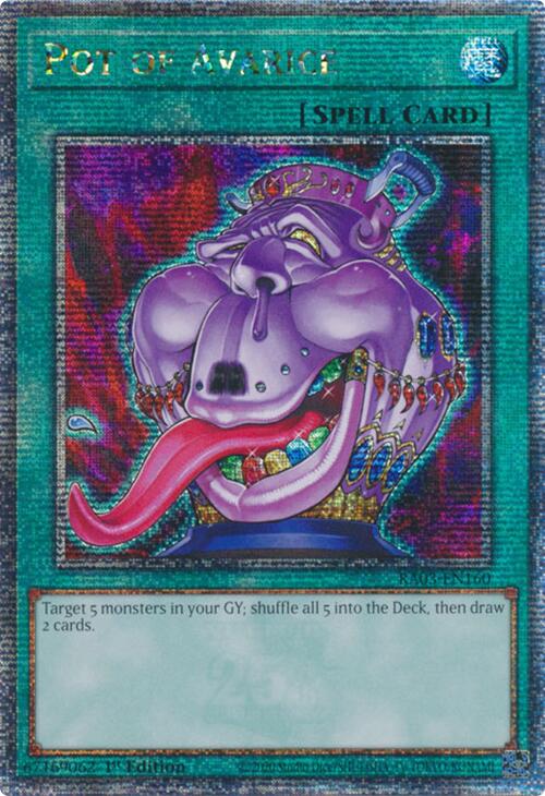 Pot of Avarice (Quarter Century Secret Rare) [RA03-EN160] Quarter Century Secret Rare | Cracking-Singles