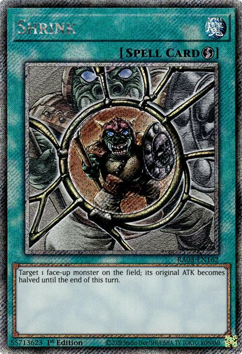 Shrink (Platinum Secret Rare) [RA03-EN162] Platinum Secret Rare | Cracking-Singles