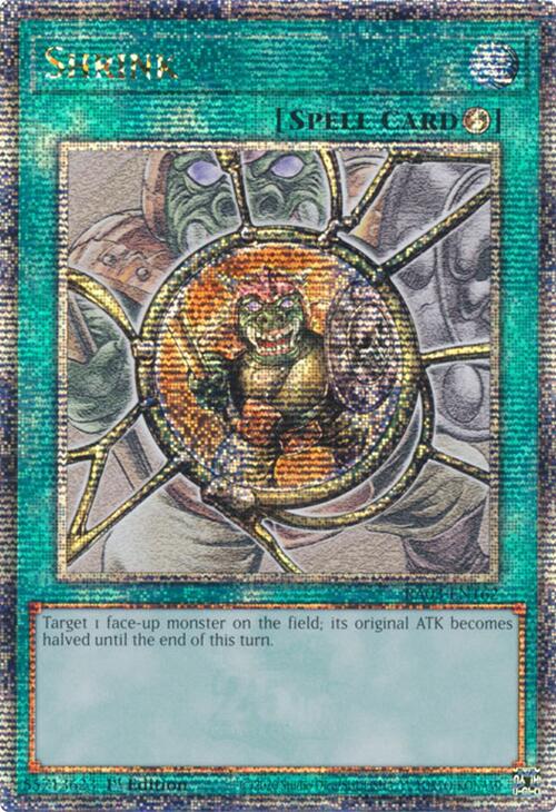 Shrink (Quarter Century Secret Rare) [RA03-EN162] Quarter Century Secret Rare | Cracking-Singles