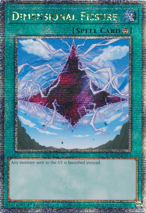 Dimensional Fissure (Quarter Century Secret Rare) [RA03-EN163] Quarter Century Secret Rare | Cracking-Singles