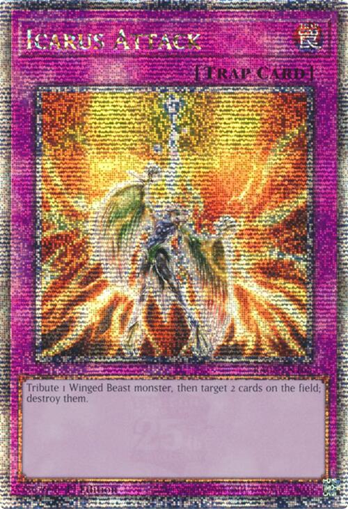 Icarus Attack (Quarter Century Secret Rare) [RA03-EN165] Quarter Century Secret Rare | Cracking-Singles