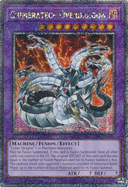 Chimeratech Overdragon (Quarter Century Secret Rare) [RA03-EN166] Quarter Century Secret Rare | Cracking-Singles