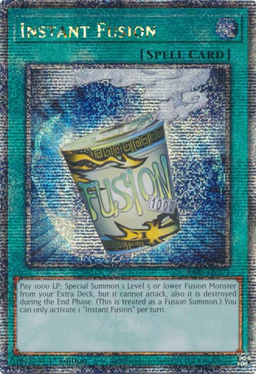 Instant Fusion (Quarter Century Secret Rare) [RA03-EN171] Quarter Century Secret Rare | Cracking-Singles