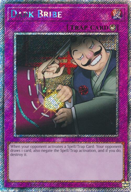 Dark Bribe (Platinum Secret Rare) [RA03-EN187] Platinum Secret Rare | Cracking-Singles