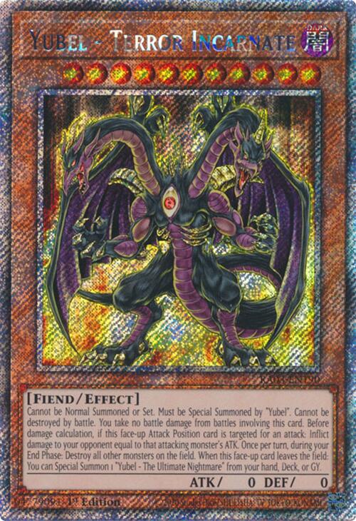 Yubel - Terror Incarnate (Platinum Secret Rare) [RA03-EN190] Platinum Secret Rare | Cracking-Singles