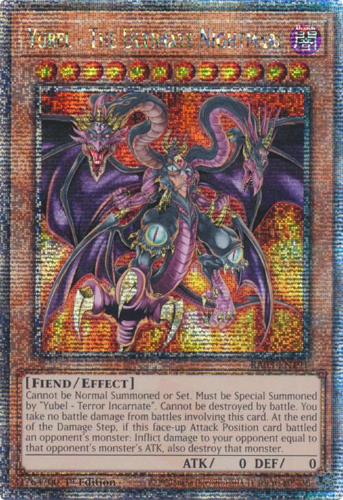 Yubel - The Ultimate Nightmare (Quarter Century Secret Rare) [RA03-EN191] Quarter Century Secret Rare | Cracking-Singles