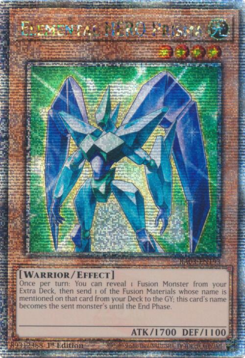 Elemental HERO Prisma (Quarter Century Secret Rare) [RA03-EN193] Quarter Century Secret Rare | Cracking-Singles