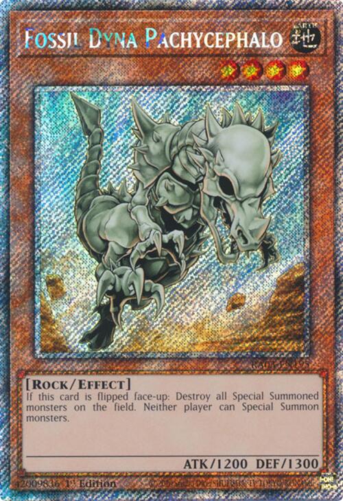 Fossil Dyna Pachycephalo (Platinum Secret Rare) [RA03-EN195] Platinum Secret Rare | Cracking-Singles