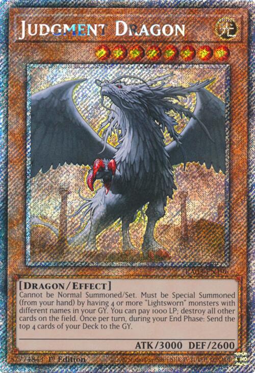 Judgment Dragon (Platinum Secret Rare) [RA03-EN196] Platinum Secret Rare | Cracking-Singles