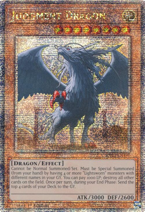 Judgment Dragon (Quarter Century Secret Rare) [RA03-EN196] Quarter Century Secret Rare | Cracking-Singles