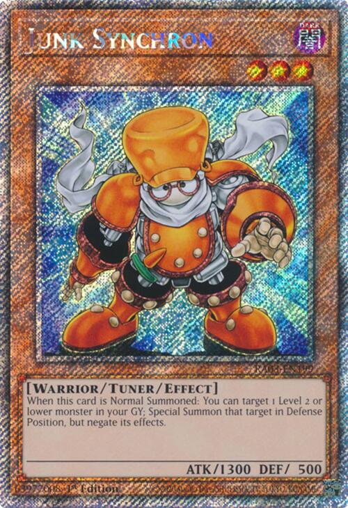 Junk Synchron (Platinum Secret Rare) [RA03-EN199] Platinum Secret Rare | Cracking-Singles