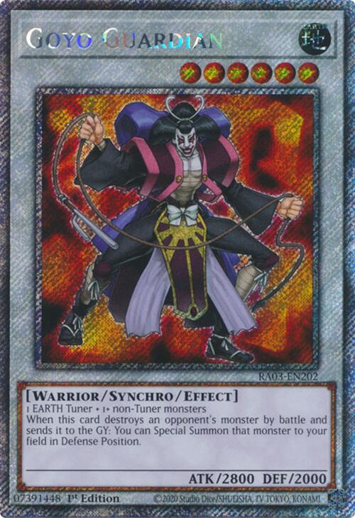 Goyo Guardian (Platinum Secret Rare) [RA03-EN202] Platinum Secret Rare | Cracking-Singles