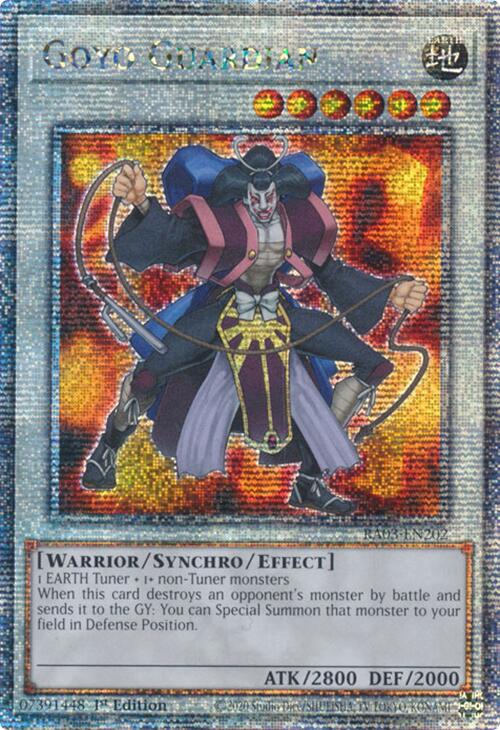 Goyo Guardian (Quarter Century Secret Rare) [RA03-EN202] Quarter Century Secret Rare | Cracking-Singles