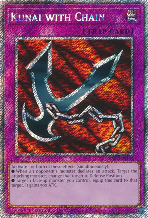 Kunai with Chain (Platinum Secret Rare) [RA03-EN204] Platinum Secret Rare | Cracking-Singles