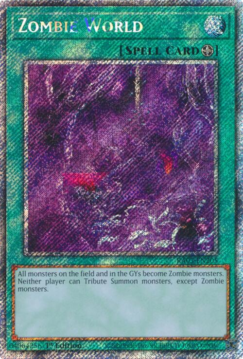 Zombie World (Platinum Secret Rare) [RA03-EN205] Platinum Secret Rare | Cracking-Singles