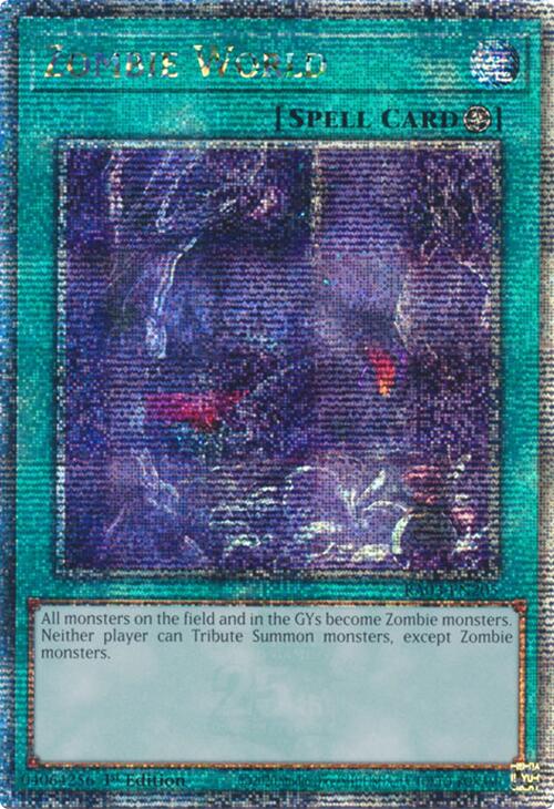 Zombie World (Quarter Century Secret Rare) [RA03-EN205] Quarter Century Secret Rare | Cracking-Singles