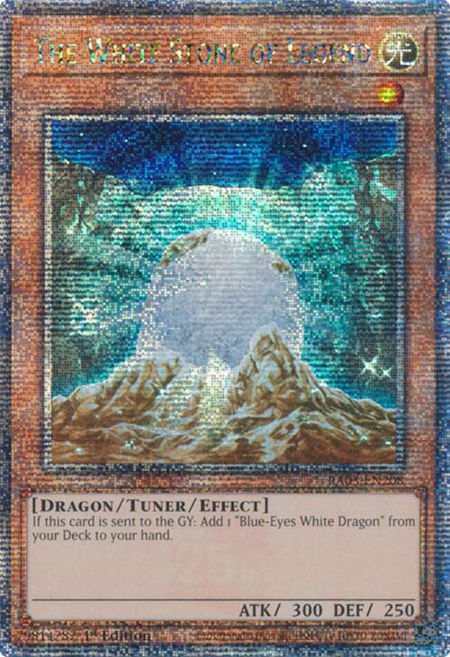 The White Stone of Legend (Quarter Century Secret Rare) [RA03-EN208] Quarter Century Secret Rare | Cracking-Singles