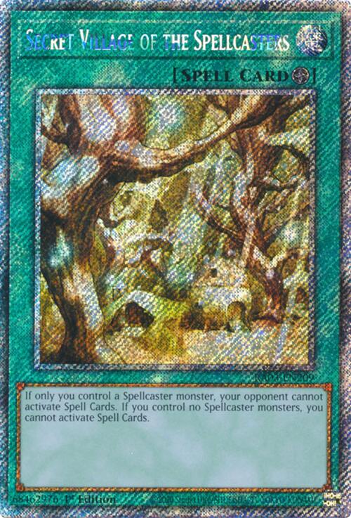 Secret Village of the Spellcasters (Platinum Secret Rare) [RA03-EN209] Platinum Secret Rare | Cracking-Singles