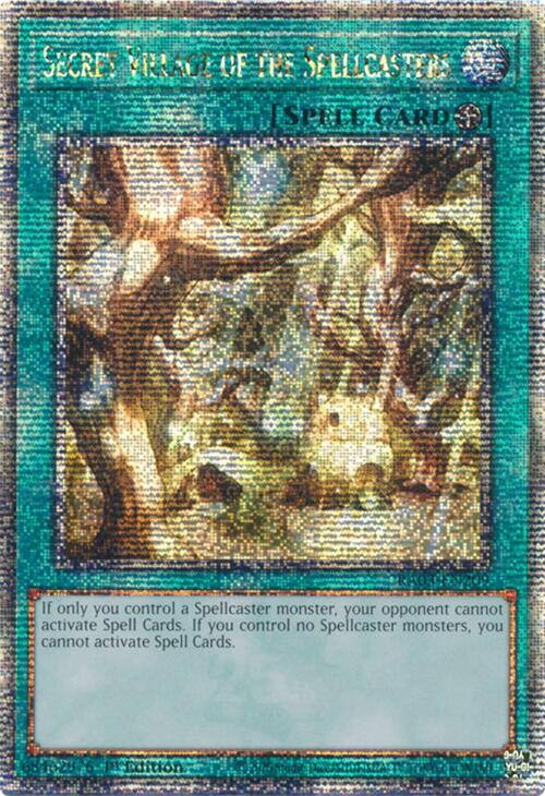 Secret Village of the Spellcasters (Quarter Century Secret Rare) [RA03-EN209] Quarter Century Secret Rare | Cracking-Singles